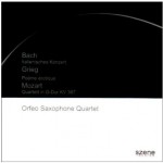 CD Orfeo Saxophone Quartet mit Werken von J.S. Bach, Edvard Gried und W.A. Mozart